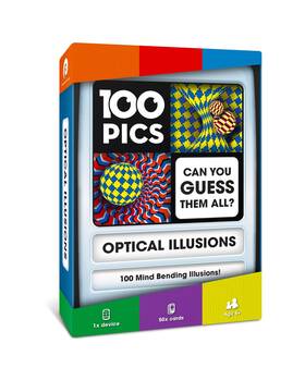 Pop08017 100 Pics Optical Illusions - Perfect Stocking Stuffer For Teens And Kids