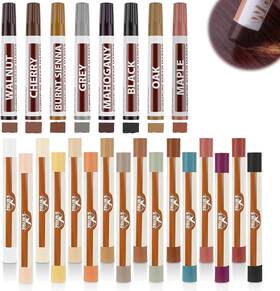 A-heyida 313086159174 Wood Filler Putty Sticks -16 Colors Wax Crayons And 8 Furniture Marker To