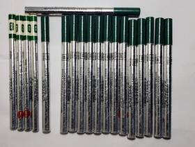 9030 A.w. Faber Castell Lot Of 19 Germany Pencil Lead Hb 3h 6h Full Silver Tubes