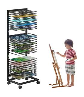 Llk-2 Aboutool Art Drying Rack With 27 Removable Shelves Metal Artists Dr