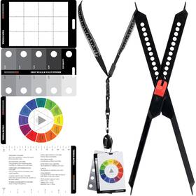 Accurasee 860013201227 Artist 11in Proportional Divider W Lanyard Grayscale Finder View Catcher Tools