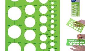 T-800 Acme United Circle Template Small Green