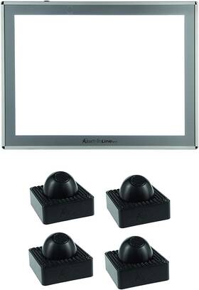 Acurit 0089693bundle Thin Line Light Box 9 Inch X 12 Tracing Tablet Led With Upsyde Leaning Pucks