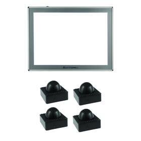 0089694bundle Acurit Thin Line Light Box 12 Inch X 1 Tracing Tablet Led With Upsyde Leaning Pucks
