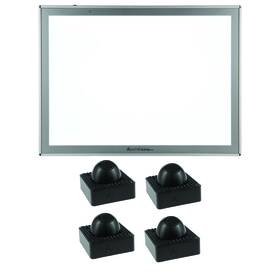 0089695bundle Acurit Thin Line Light Box 17 Inch X 24 Tracing Tablet Led With Upsyde Leaning Pucks