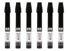 B082dz588b Ad Marker The Original Chartpak Tri-nib Black Box Of 6 P98 165623