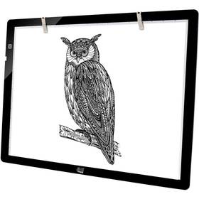Adesso 783750007948 Cyberpad P2 12 Inch X 7 Led Artcraft Tracing Light Pad/box Artists Drawing Sketc