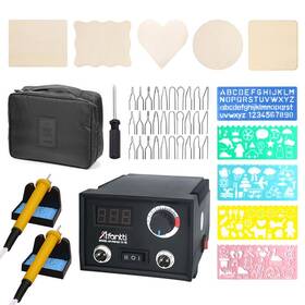 Uspmb201 Afantti Professional Wood Burning Tool Kit - Pyrography Machine Pen Station Set Dua