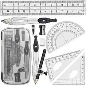 6049-2b001 Akuoly Professional Geometry Compass Set Starter Includes 2 Drafting Co