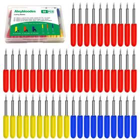 E002 Aleybloodes 50pcs Replacement Blades Compatible With Explore Air 2/air 3/maker/maker 3/ex