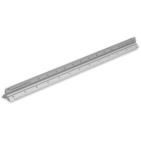 3450-1 Alumicolor Aluminum Architect Metric Solid Drafting Scale 30cm Silver