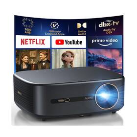 Alvar 810089907165 2000 Ansi/4k Support/doiby Audio And 50w Speakers Smart Projector With