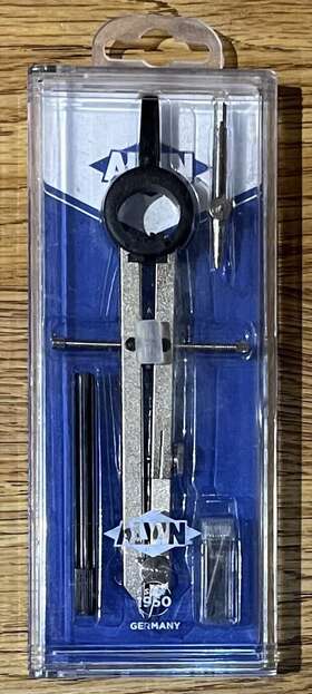 Alvin 088354001355 505 Basic-bow Combination Compass With Beam Bar