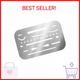 3298 Alvin 088354264002 Stainless Steel Erasing Shield .005 Inch Flexible