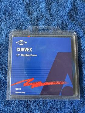 1022-12 Alvin Curvex Flexible 12 Inch Engineering Drafting Design Architect Art Tool