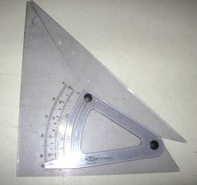 Lx712k-12 Alvin 120cb Inch Adjustable Triangle With Inking Edge - 12 Inches