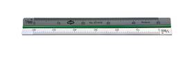 37ats Alvin Mini Aluminum Metric Triangular Scale 10cm - 1 100 200 3