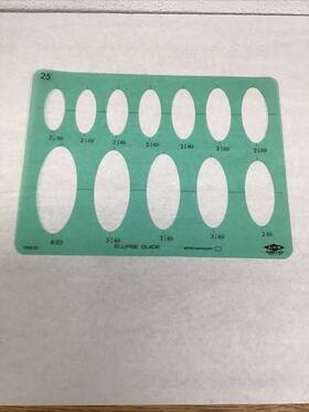 3903-25 Alvin Ellipse Template
