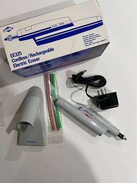 Ee325 Alvin Brand New/mint Cordless Rechargeable Electric Eraser Model