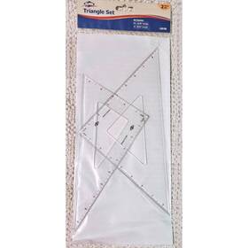 Lx810g Alvin Drafting Graduated Triangle Set New And Sealed