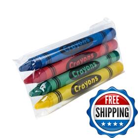 Amercare B071dh8m7s Cibowares 4-pack Cello Wrapped Crayons Case Of 500