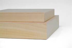 Ae1224 American Easel 12 X 24 Inch Flat Birch Painting Panel - Natural