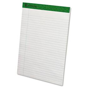 Top20172 Ampad 100% Recycled Perforated Ruled 50 Sheet 8 1/2 X 11 3/4 Inch White Pads