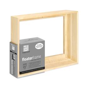 Fthin150912m Ampersand Art Supply Floaterframe Readymade Frame For Flat And 1 1/2 Inch Deep Wo