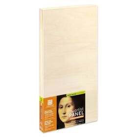 Upwp151020 Ampersand Art Supply Unprimed Basswood Artist Panel 1-1/2 Inch Cradled Profile