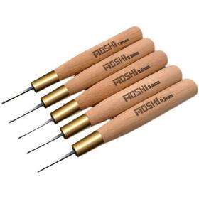 Ms064 Ansai Chisel 0.2/0.4/0.6/0.8/1.0mm 5pcs Carved Scribe Line Hobby Plastic Mode