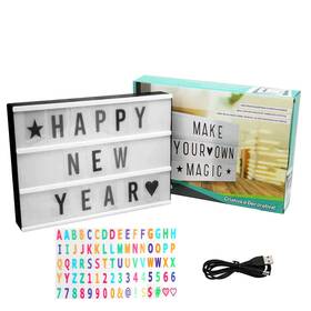 T-ly-08 Aoutrow Cinema Light Box Personalized Neon Signs Warm White Leds Lightbox Wi