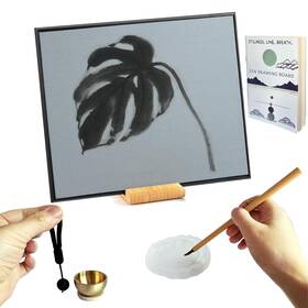 Wtbd-l002-ag525 Aovoa Zen Buddha Water Drawing Board With Meditation Breathing Instruction