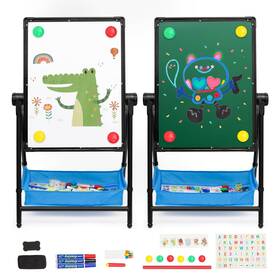 Yl27 Arkyomi Art Easel For Kids Double Sided Designed With Height Adjustable Functio