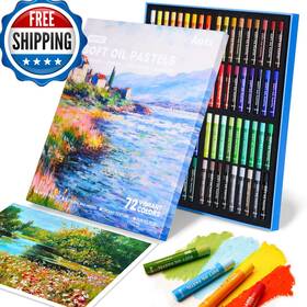 Arrtx B0d2265b1m Oil Pastels For Artists 72 Colors Soft Vibrant And Creamy Art