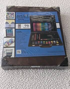 Art 101 3441409 Budding Artist 96 Pieces Perma Markers Color Pencils Oil Pastels Sketch