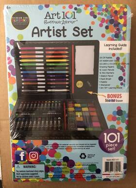 37101 Art 101 Budding Artist Piece Set With Learning Guide