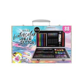 53088 Art 101 Usa Watercolor Draw And Sketch Drawing Kit Assorted Colors 88 Pieces 5
