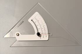 Aa27131 Art Alternatives Tru-angle Adjustable Triangle 10 In