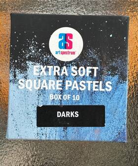 Sqp13 Art Spectrum Extra Soft Square Pastels - Darks Set Of 10