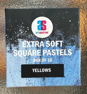 Sqp2 Art Spectrum Extra Soft Square Pastels - Yellows Set Of 10