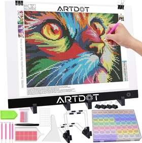 Artdot 689718469387 A3 Led Light Pad For Diamond Painting Usb Powered Board Kit With