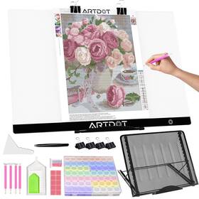 Ad-lb-a2-de Artdot A2 Led Light Pad For Diamond Painting Usb Powered Board Kit Adjustable