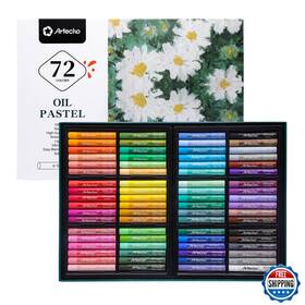B0cb1f7h7p Artecho 72-color Soft Oil Pastels Set 10x70mm Drawing Painting Blending Art