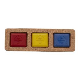 500592 Artgraf Art Graf Artist Water Soluble Tailors Chalk Set Of 3 Rich And Intense Cork Box