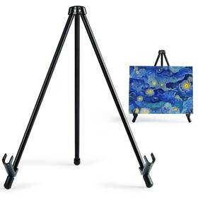 B0b8yfwg5x Artify Art Supplies 14 Inch Tabletop Instant Display Easel Black Steel Canvas Photo Sign Holder