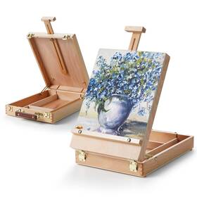 Hbx-3 Artify Art Supplies Adjustable Beechwood Tabletop Painting Easel Wooden Sketch Box