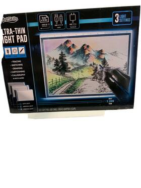 Pa-7655 Artskills Ultra Thin Light Pad By Artskills. Only 3.5 Mm Th Inch Usb Ac Adapter