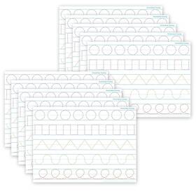 Ashley Productions 703185970174 10 Pack Postermat Pals Space Savers 13 Inch X 9.5 Smart Poly Prewriting Tr