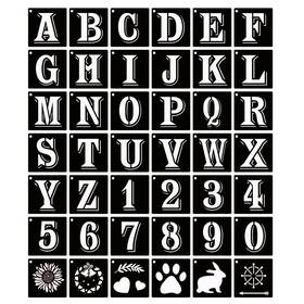 B0b38qb1qg Asmpio 8 Inch Letter Stencils Symbol Numbers Craft 42 Pcs Reusable