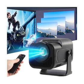 Hy320 Astarama 742491206720 Mini 4k 200 Ansi Projector With Wifi 6 And Bluetooth 5 Portable A